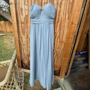 Azazie Grey/Blue Formal Dress (Size A4)